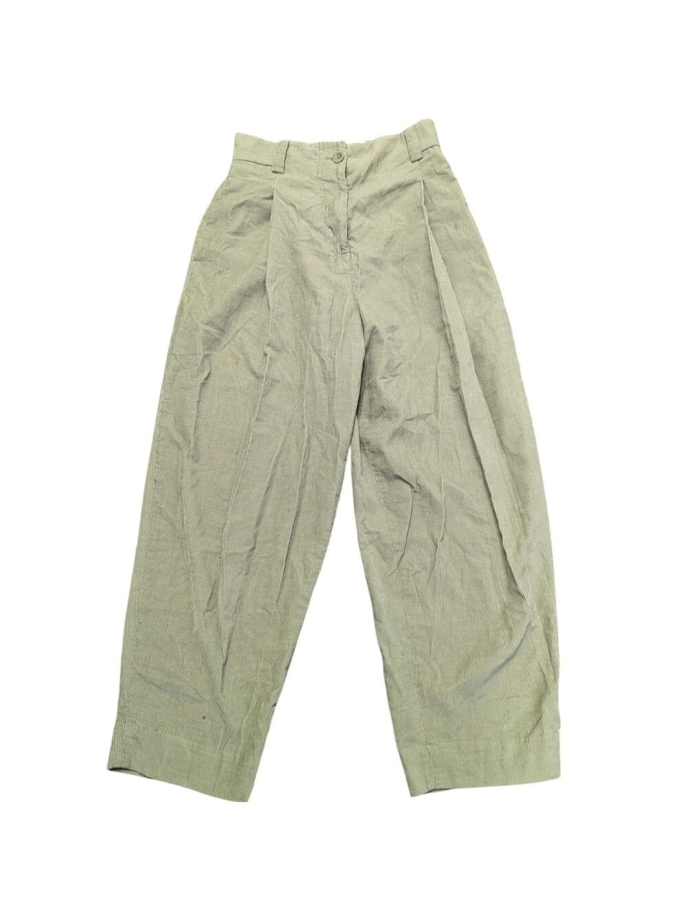 COS Corduroy High Waisted Barrel Leg Trousers